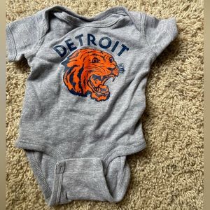 Baby Detroit 6M onesie.